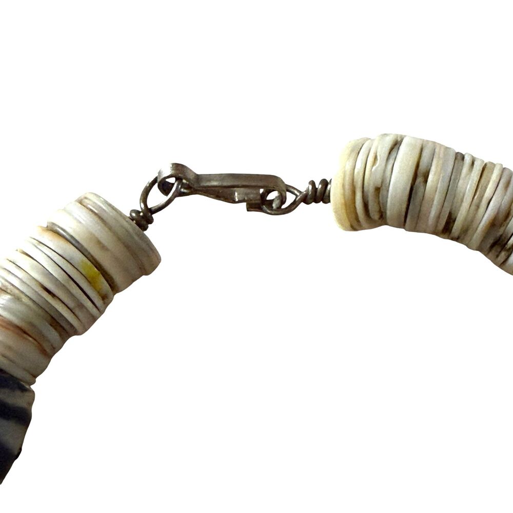 Artisan Stackable Bracelet Bead Shell Wire 8" bv - Picture 3 of 3